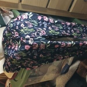 Elastic Waist floral print pant